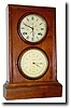 C.1863, L.F. and W.W. Carter, Bristol, Conn, Shelf Calendar in rosewood.