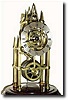 C.1850, English, Gothic Skeleton Clock in very good condition