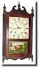 C.1825, Eli Terry and Sons, Plymouth, Conn, Pillar and Scroll