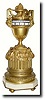 C.1880, French, Annular Dial Clock, a classic urn, a