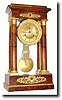 C.1830, French, Empire 4-Column mantel clock, restored.