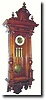 C.1880, German, Gustav Becker, 3-Weight regulator in the alt Deutsch or old German style.