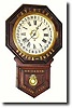 C.1900, Wm.L Gilbert ADMIRAL short drop calendar, with