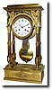 C.1825, French, Empire Mantel clock. For similar clocks, see