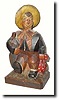 C.1935, German, Sitting Hobo Whistler, (female) with bonnet and umbrella.