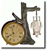 C.1894, Ansonia "Swing No. 2", Novelty swinging doll clock