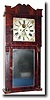 C.1835, Hotchkiss and Benedict, Auburn, NY with "Munger's Patent Eight day Brass Clocks" movement.