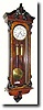 C.1875, German, Gustav Becker, 2-Weight Regulator in generally