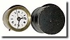 C.1900, French, Travel Alarm Clock, in original travel case.