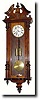 C.1900, German, Gustav Becker, 2-weight Vienna Regulator in