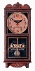 Waterbury Clock Co., Waterbury, Conn., "Crane" model advertising wall clock with an 8 days, spring driven brass timepiece movement, c1912.