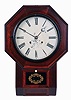 Atkins Clock Co., Bristol, Conn "Drop Octagon" wall clock in a rosewood case with a spring driven, 8 days, time & strike movement, c1863.