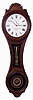 E. Howard & Co., Boston, Mass., "No. 6 Regulator", figure "8" wall clock in walnut, with full length meter pendulum, and seconds hand, c1890.