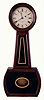 Howard & Davis, Boston, Mass., "No. 3 Regulator" banjo wall clock, in a grained cherry case giving the appearance of rosewood, weight driven, 8 days, c1850.