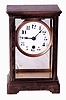 Vermont Clock Co., Fairhaven, Vermont, 8 days, spring driven brass lever movement timepiece crystal regulator, c1915