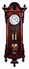 Lenzkirch, Germany, 2-weight "Vienna Regulator", time and gong strike, 8 days, in an Alt Deutsch style case with matched veneer in the case back, serial #545599, c1880.