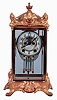 New Haven Clock Co., New Haven, Conn., "Thoreau", 8 days, time and strike, spring driven brass movement crystal regulator mantel clock, c1911
