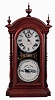 Southern Calendar Clock Co., Saint Louis, MO, "Fashion No. 4" calendar shelf clock in a walnut case with a spring driven, 8 day, time and strike movement (Seth Thomas) and a R. T. Andrews 1876 patent calendar mechanism (Seth Thomas), c1885.