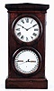 Seth Thomas Clock Co., Thomaston, Conn., "Parlor Calendar No. 3" mantel clock in a rosewood veneered case with a spring driven, 8 days, time & strike movement and a Mix Brothers patented calendar mechanism, c1870.