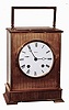 Chelsea Clock Co., Boston, Mass., "Eagle Series" Swiss-case brass, 8 days, time and house strike carriage clock #859472, c1985
