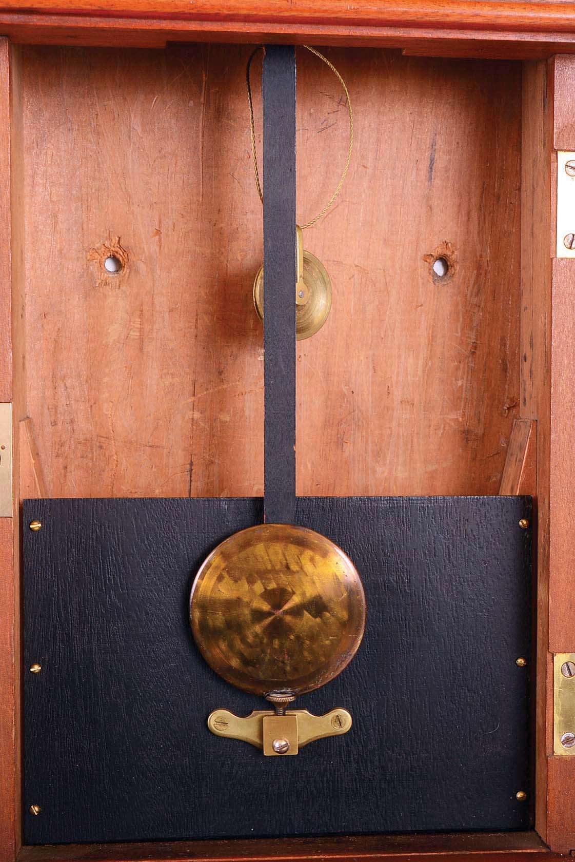 E. Howard & Co., Boston, Mass., "No. 70" wall clock with a weight driven 8 day brass movement regulator timepiece in a walnut case. — Antique Clocks Price Guide