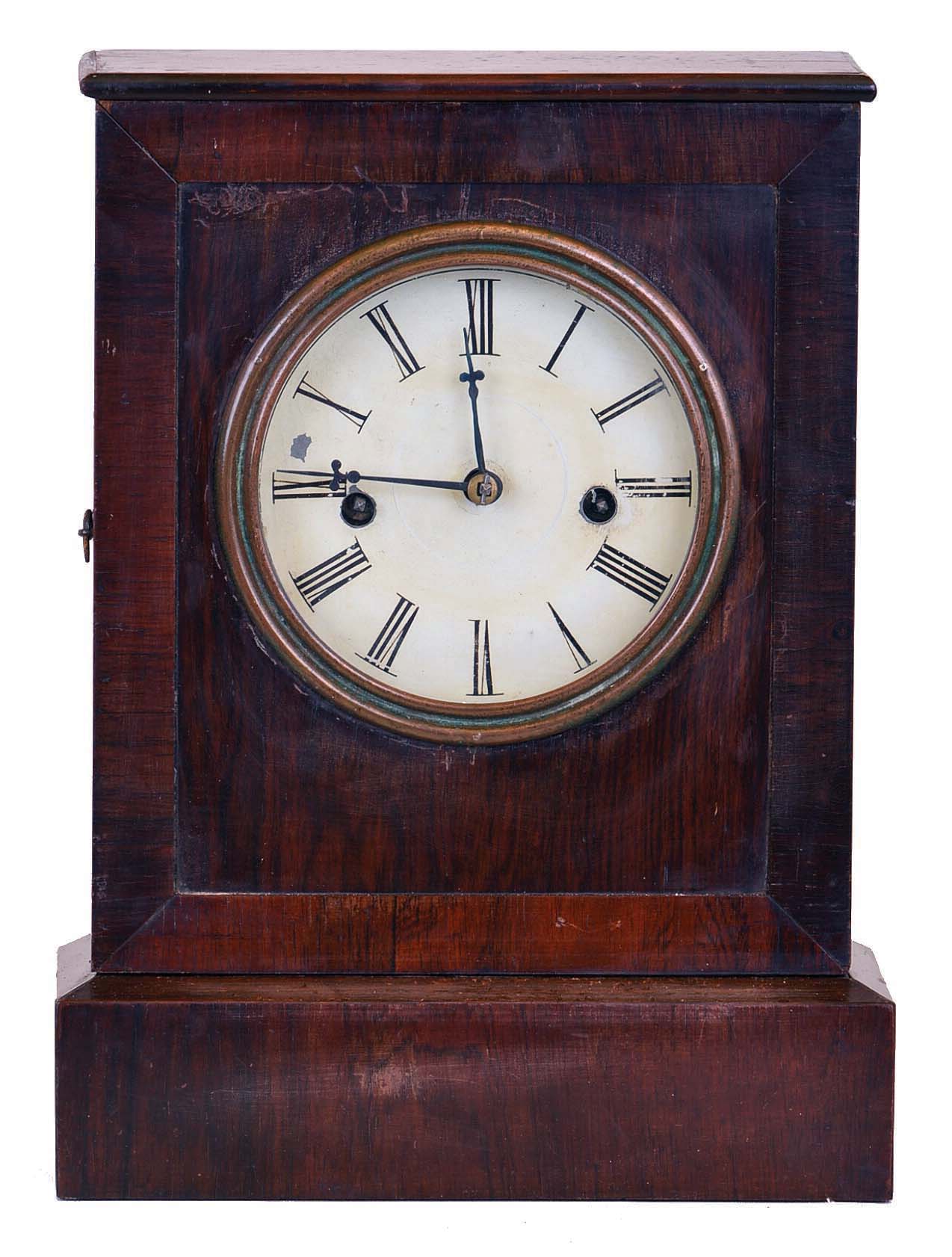 Jerome & Co., New Haven, Conn., "Union" model cottage clock with 8 day fusee-spring movement.. — Antique Clocks Price Guide