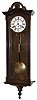 Lenzkirch Clock Co., Germany, Model 5, single weight, or Eingewicht "Vienna Regulator", a walnut veneer case with slender round columns up the sides, the movement of, 8 days, duration and with dead beat escapement and a seconds hand, serial Nr, 260905, c1862