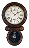 Waterbury Clock Co., Waterbury, Conn., "Para, Rosewood", 8 days, spring brass movement wall timepiece.