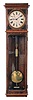 Lenzkirch Clock Co., Germany, jeweler's regulator wall clock, 8 days, time only, weight driven movement with adjustable steel pallets, fine pendulum beat adjustment, center sweep second's hand in an oak case with applied corner spandrels on door surrounding dial and four internally activated knurled nut stabilizers, silvered dial with moon hands, serial no. 1,892,011