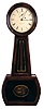 Howard & Davis, Boston, Mass., No. 1 size banjo (largest) , with seconds beating pendulum, seconds hand and maintaining power, with restorations.