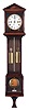Leland Hurst, Centennial, CO, Handmade copy of a Laterndluhr, 8 days, double wind weight brass movement wall timepiece.