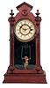 F. Kroeber Clock Co., New York, "Angel Swing No. 1", 8 day, spring driven brass movement timepiece.