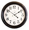 Ansonia Clock Co., New York, NY, "24-inch gallery" model 30-day double wind timepiece.