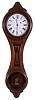 E. Howard & Co., Boston, Mass., reissue "Regulator No. 10", walnut, 8 day, time only weight driven figure 8 banjo wall clock, dated 1981