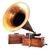 Thomas A. Edison, East Orange, NJ. "Triumph" model phonograph serial #H1-01157 with 30" long horn with 20" brass bell. It has Edison's device to allow it to now play 2 & 4 minute records with the appropriate reproducer.