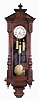 Jos. Lederer, Wien, Austria 3- weight grand sonnerie walnut Vienna Regulator wall clock