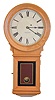 Foster Campos, Pembroke, Mass., "Howard No. 70", 8 day, weight brass movement wall timepiece. No. 3,