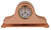 Chelsea Clock Co., Boston, Mass., 8 day, time and house strike spring brass movement tambour style brass case mantel clock retailed by Tiffany & Co., New York. Serial No. 162930, 1924