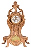 William L. Gilbert Clock Co., Winsted, Conn., "Cariatides", 8 day, time and strike spring brass movement figural mantel clock.