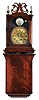 Ted Burleigh, Jr., Winchester, Mass., 8 day, weight brass movement reproduction of an Aaron Willard "Grafton Wall Clock". This is number 11 of 50. This timepiece originally retailed for $2,700. The original Willard models only ran 30 hours.