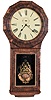 Clocks- 2 (Two): (1) Seth Thomas Clock Co., Thomaston, Conn., "Regulator No. 1 Extra", 8 day, time and strike weight brass movement wall clock. (2) Seth Thomas Clock Co., Thomaston, Conn., "Regulator No. 1 Extra", 8 day, weight brass movement wall timepiece.