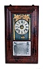 Terry & Andrews, Bristol, Conn., 8 day, time and strike, weight driven brass movement, column OG shelf clock. This clock usually seen with a Joseph Ives or Hills, Goodrich & Co. label. Joseph Ives designed the movement.