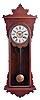 Welch, Spring & Co., Forestville, Conn., "Sembrich", 8 day, time and strike spring driven movement wall clock.