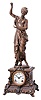 Ansonia Clock Co., New York, NY, "Sappho", 8 day, time and strike spring driven movement figural mantel clock.