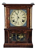 E. O. Goodwin, Bristol, Conn., 8 day, time and strike, spring brass movement miniature shelf clock.