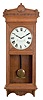 Self Winding Clock Co., New York, "No. 18", wall regulator in an oak case