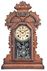 E. Ingraham & Co. Bristol, Conn., "Ducat", 8 day, time and strike, spring brass movement shelf clock.