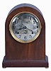 Seth Thomas Clock Co., Thomaston, Conn., "Chime Clock No. 11" shelf clock with a spring driven, 8 day time and 5 Bell Sonora strike movement in a mahogany case.