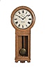 Seth Thomas Clock Co., Thomaston, Conn., "Regulator No. 2" in an oak case with veneered dial bezel over the 12-inch dial with seconds and marked "Seth Thomas", the lower glazed section for access to weight and pendulum locks with the winding key, three-part pedestal below, eight day brass time only movement with dead beat escapement, maintaining power, lantern pinions, mounted to an iron frame attached to backboard, cylindrical brass weight and pendulum with flat painted wooden rod and decorated brass-faced bob.