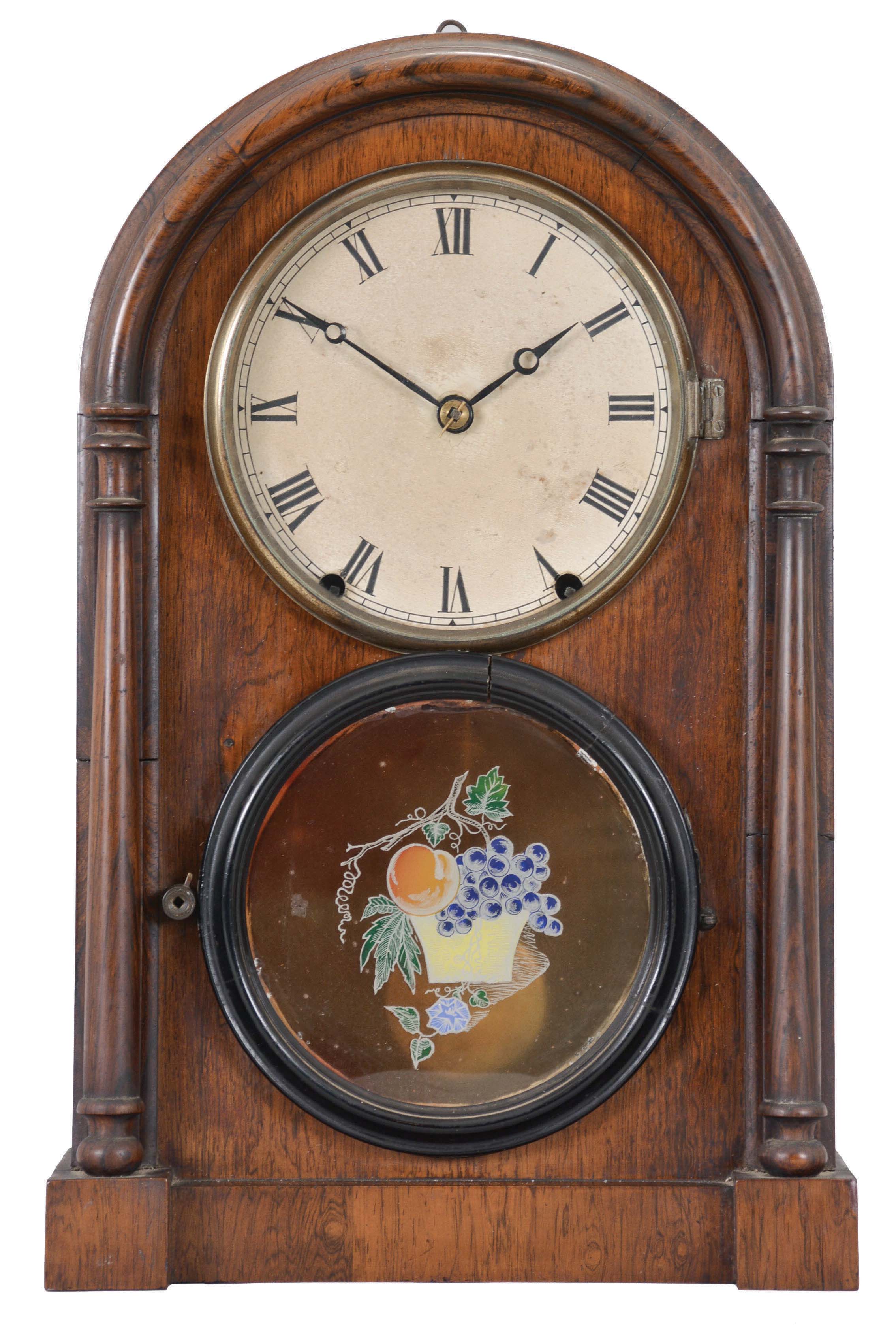 Eagle Manufacturing Co., Portsoken, England, 8 day, time and strike, spring brass movement Venetian style mantel clock. — Antique Clocks Price Guide